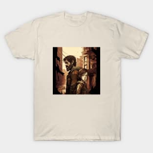 The last of us cartoon illustration T-Shirt